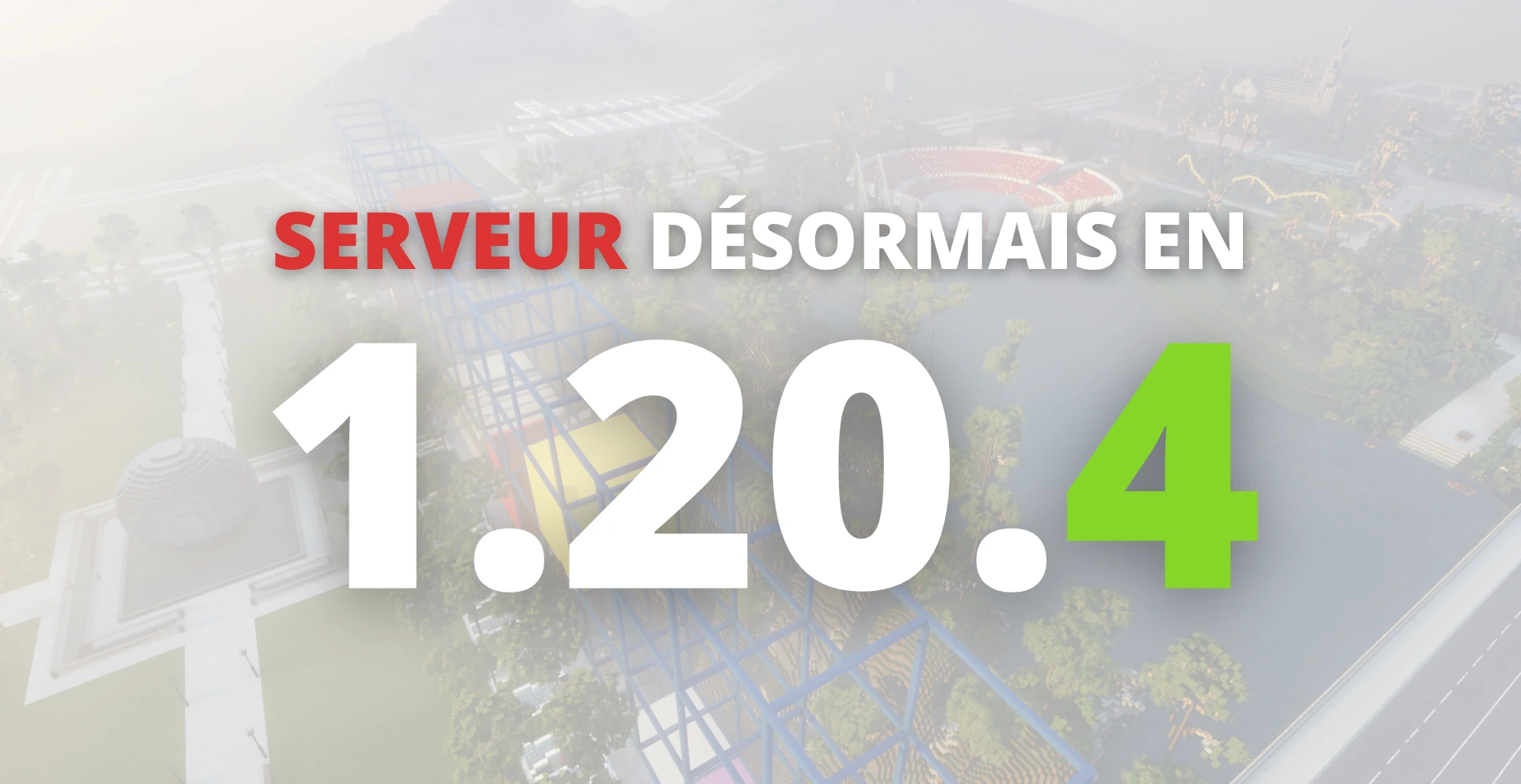 Annonce du passage du serveur en 1.20.4