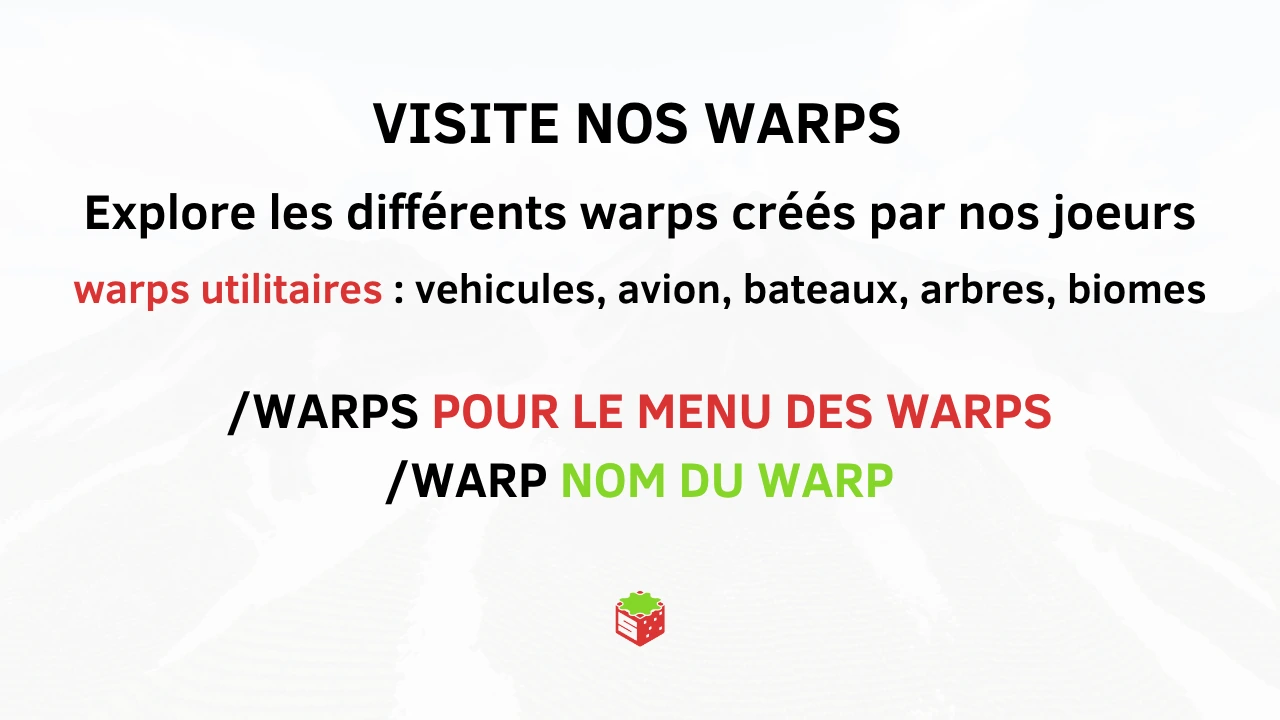 Post expliquant les commandes de warp