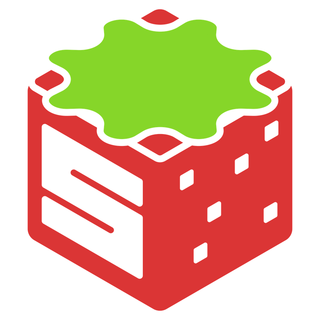 Logo Strawberry Crew actuel, en couleur
