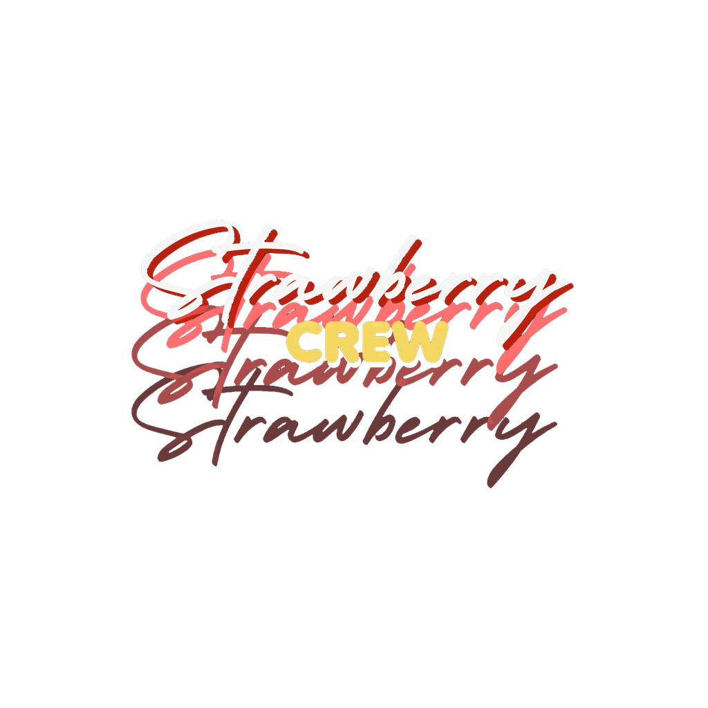 Logo script historique Strawberry Crew